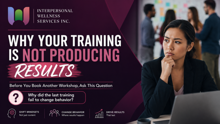 Why Your Training Is Not Producing Results